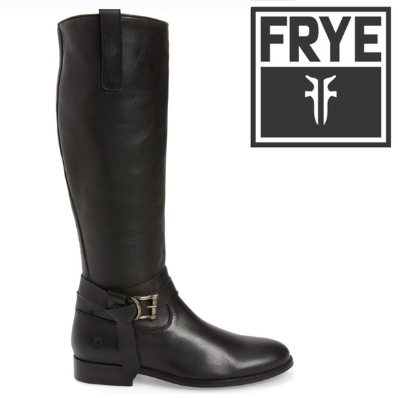 NWT Frye Melissa Knotted Tall Leather Riding Boot - Picture 2 of 12